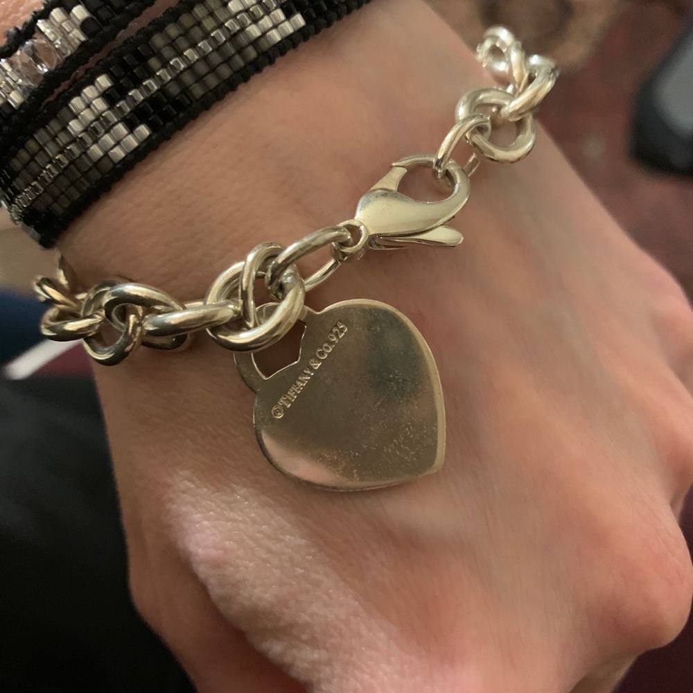 Return to Tiffany Heart tag charm bracelet - Picture 4 of 4